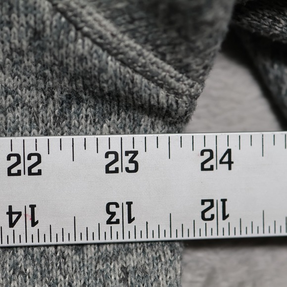 Patagonia Better Sweater Mens Large Gray Pullover 1/4 Zip Vail Colorado 25522 - Picture 5 of 9